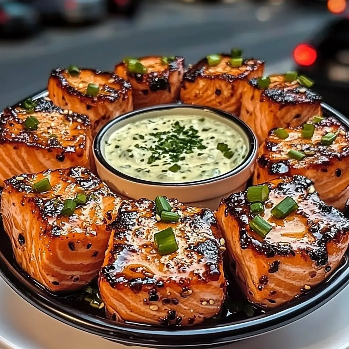 Sweet Chili Salmon Bites