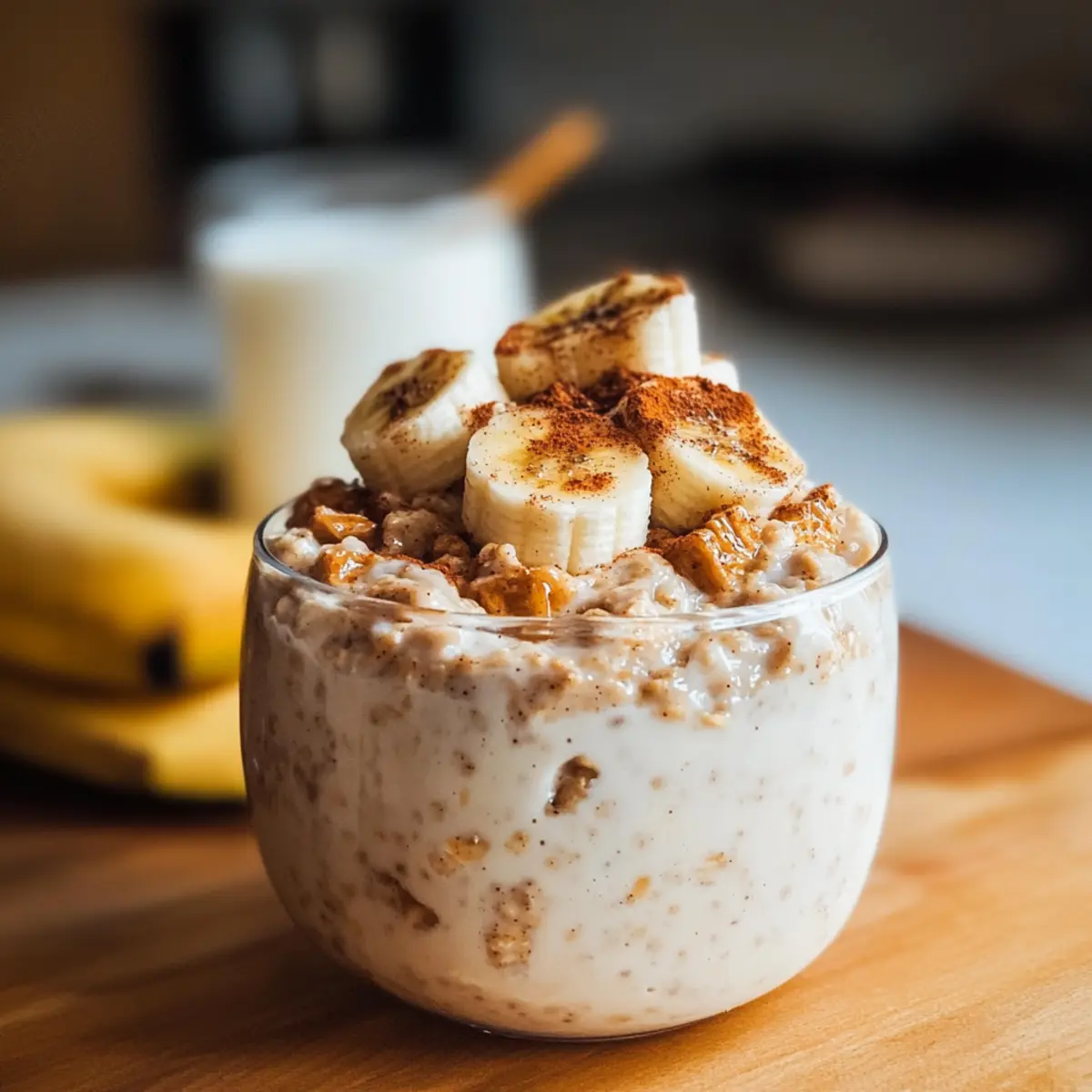 Cinnamon Roll Overnight Oats