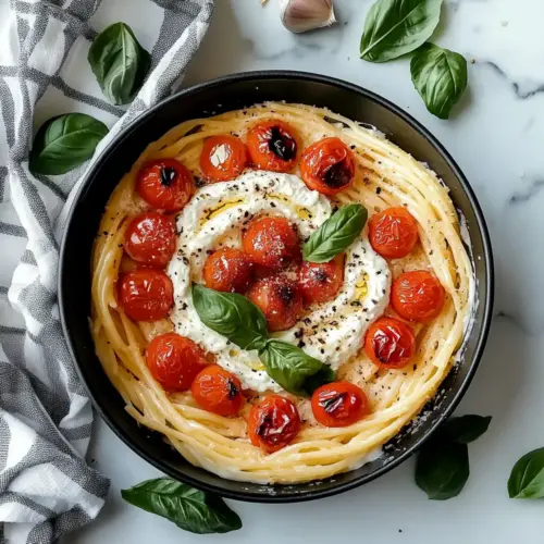 Roasted Tomato and Garlic Ricotta Pasta