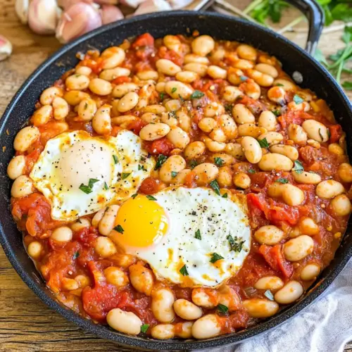 Spanish Beans & Eggs