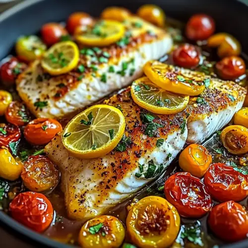 Mediterranean Baked Fish
