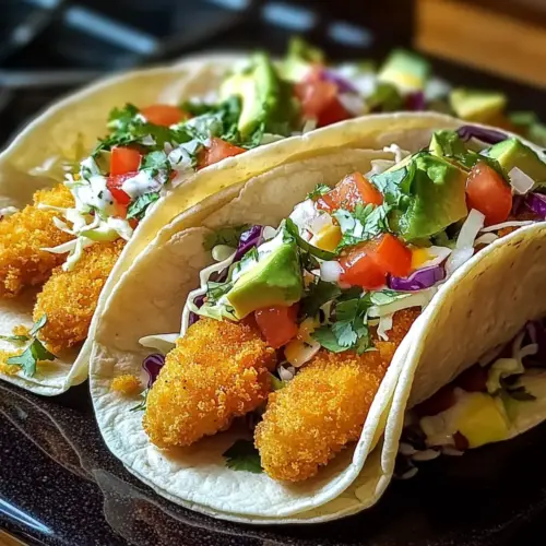 Crispy Fish Stick Tacos