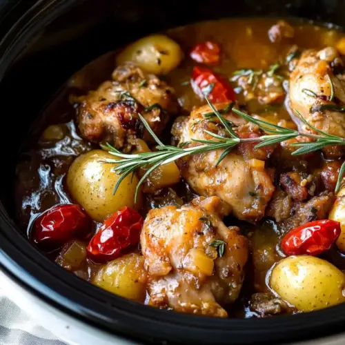 Crock Pot Chicken Scarpariello
