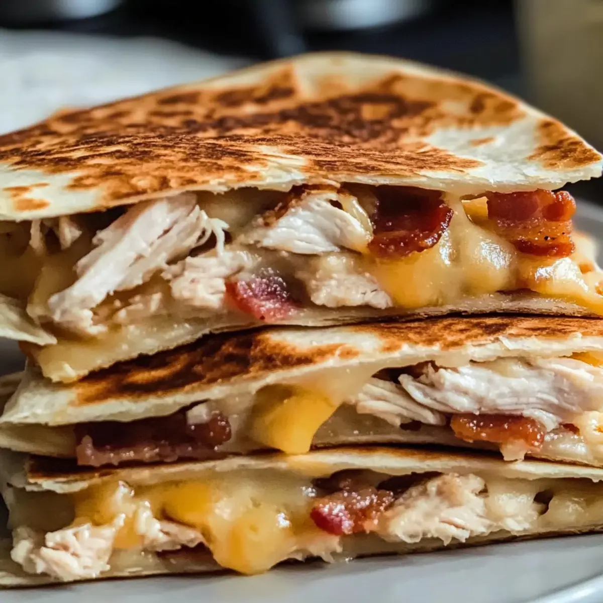 chicken Bacon Ranch Quesadilla
