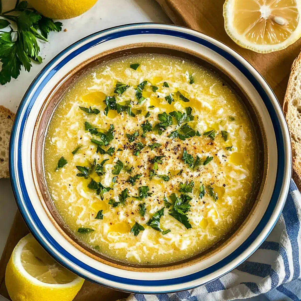 Stracciatella Soup