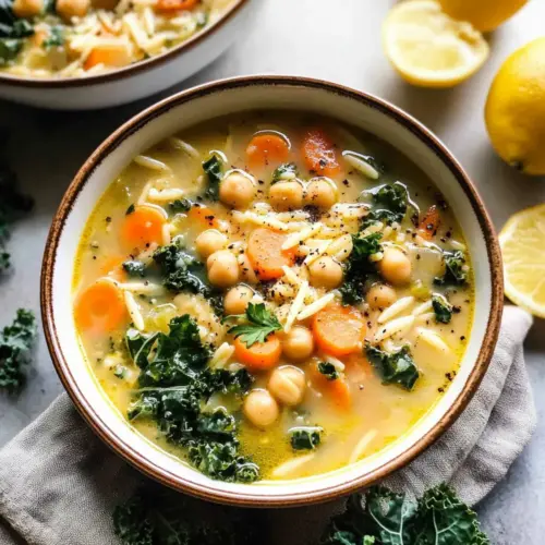 Lemony Greek Chickpea Soup