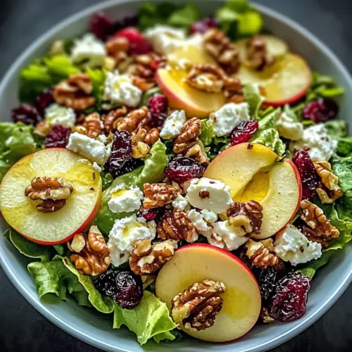 Vibrant Honeycrisp Apple Feta Salad