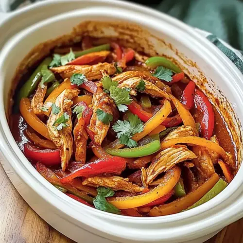 Crockpot Chicken Fajitas