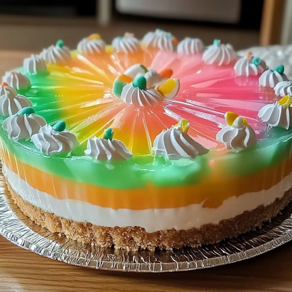 Easter No Bake Jello Pie