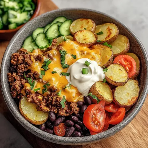 Loaded Fiesta Potato Bowls