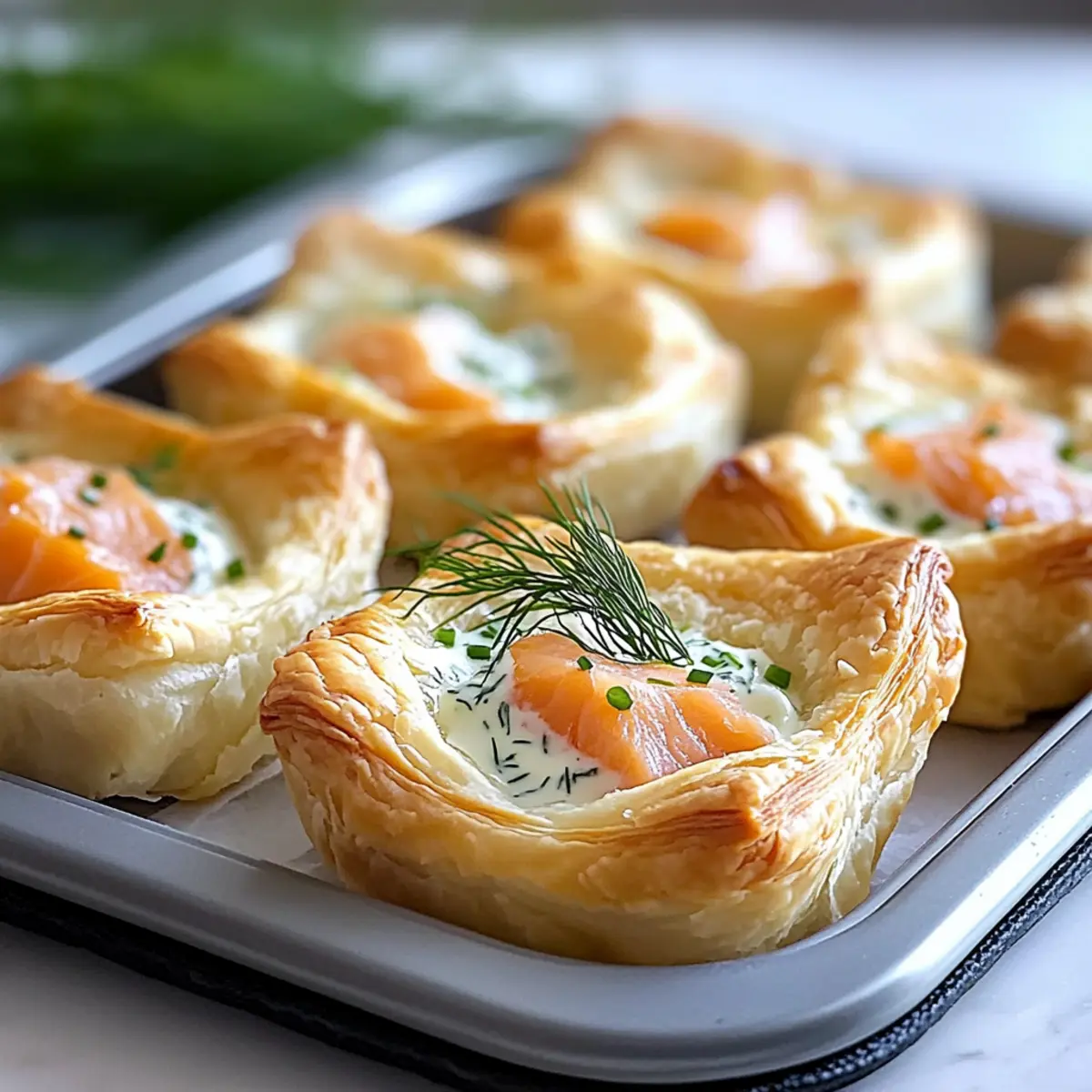 Easter Smoked Salmon Puff Pastry