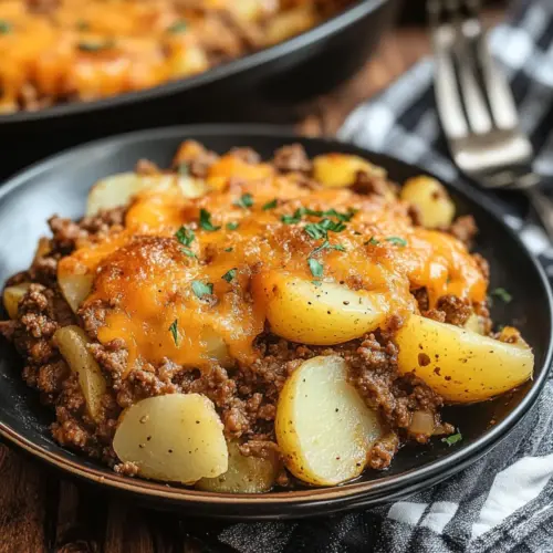 Hobo Casserole Rustic Ground Beef and Potato Bake