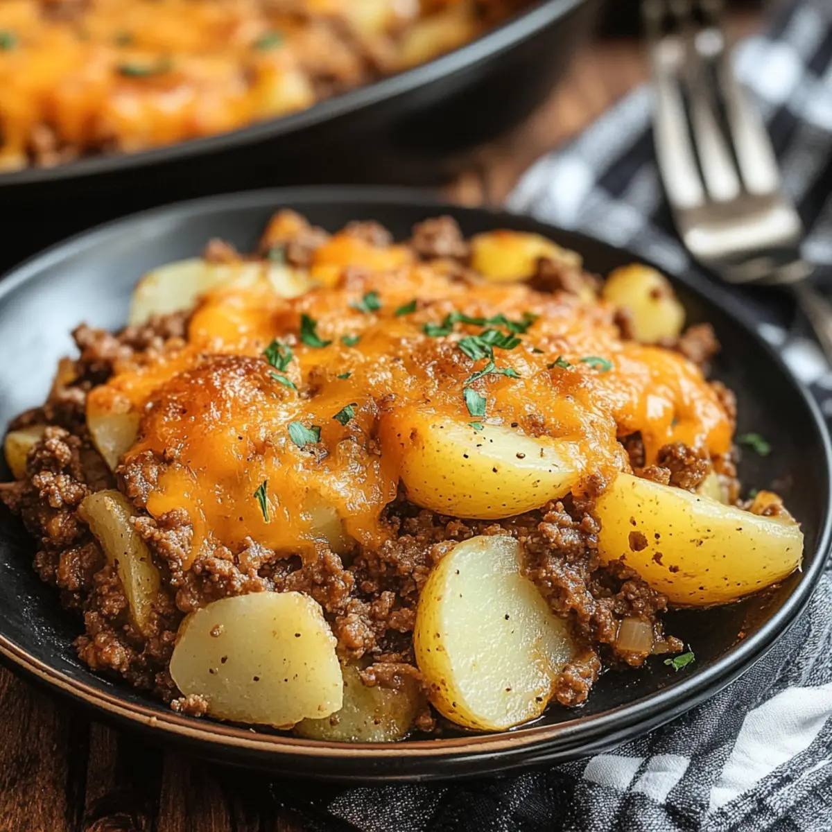 Hobo Casserole Rustic Ground Beef and Potato Bake