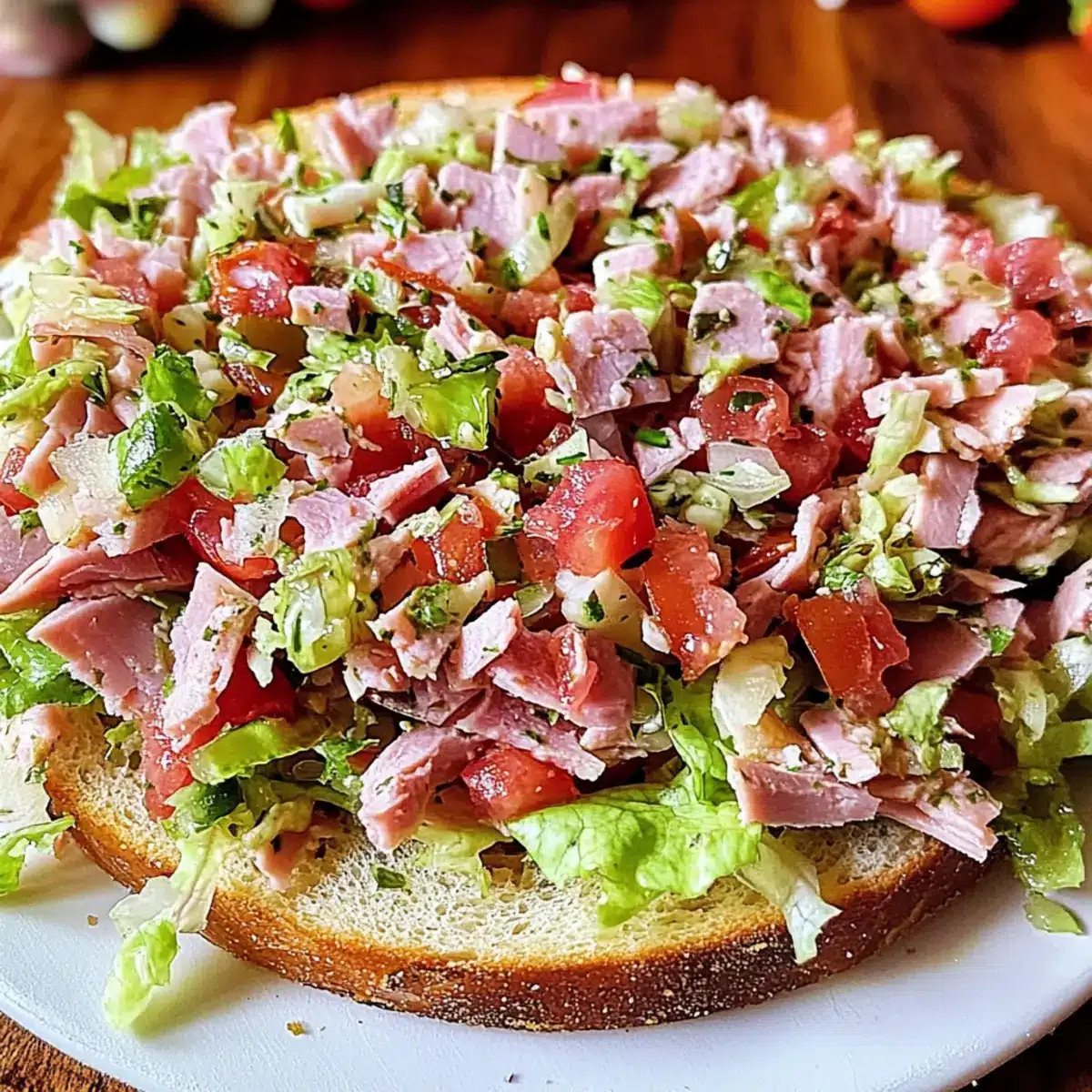 Delicious Chopped Italian Grinder Sandwich