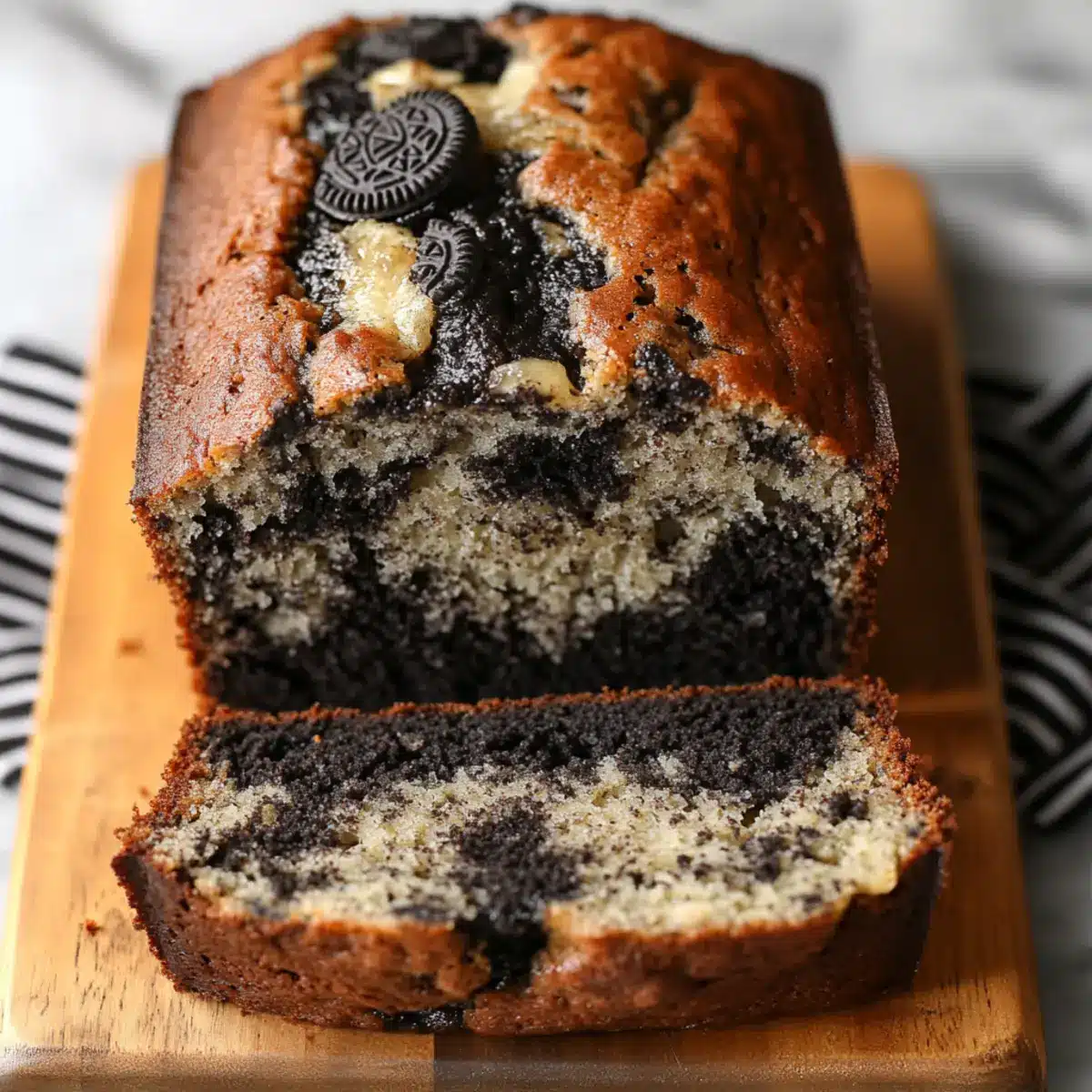 Oreo Banana Bread