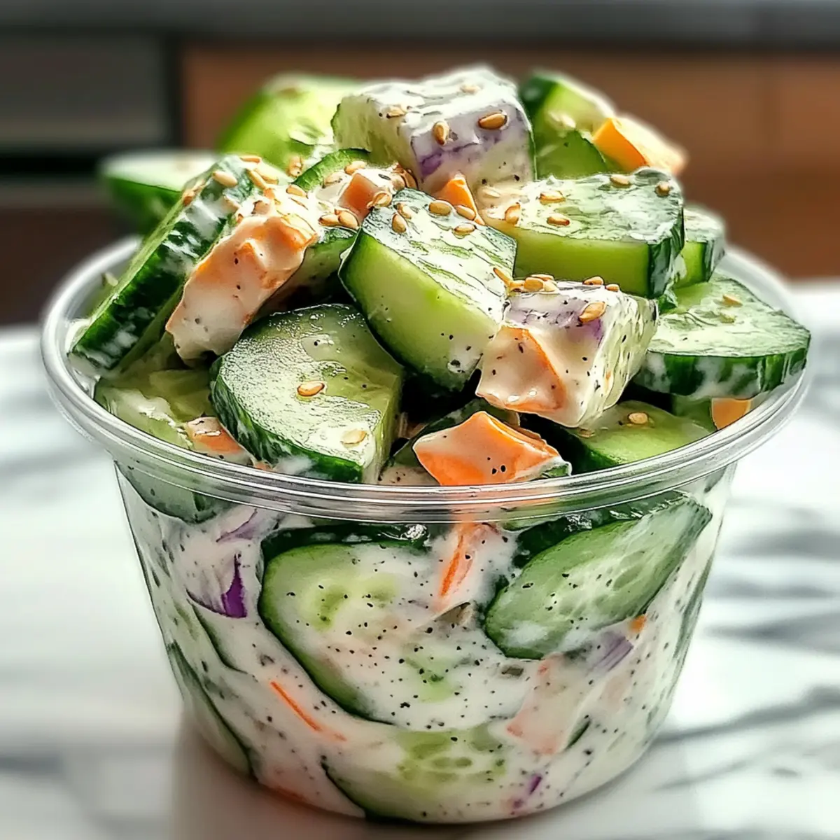 Sushi Cucumber Salad