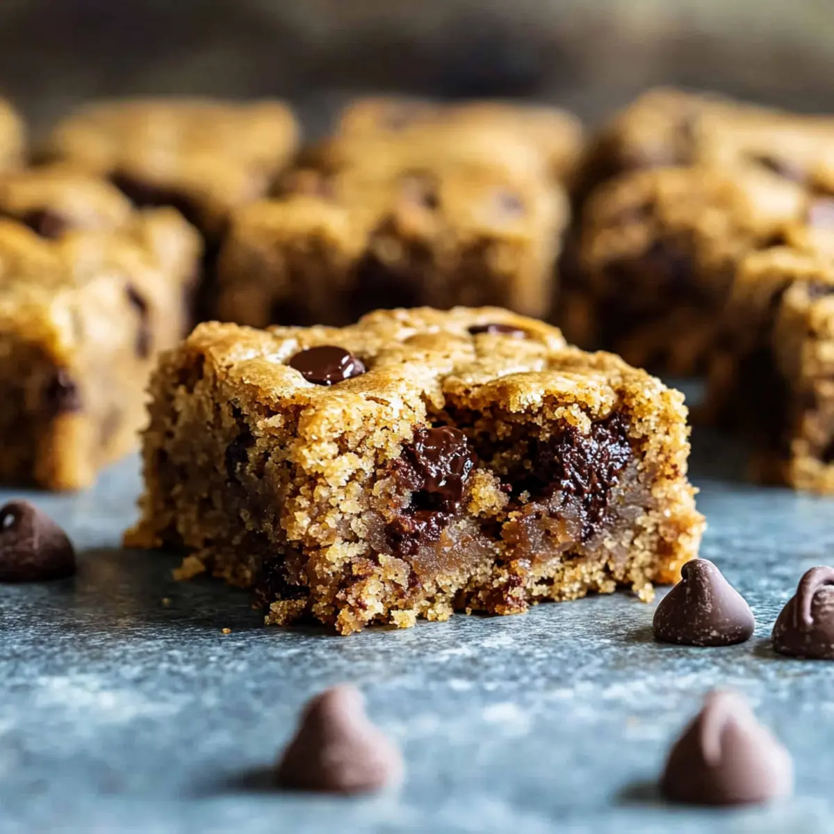 Moist Banana Bread Blondie