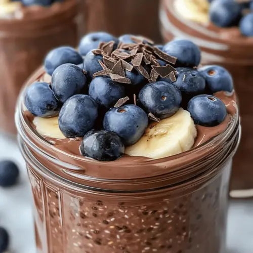 Chocolate Chia Overnight Oats with Greek Yogurt