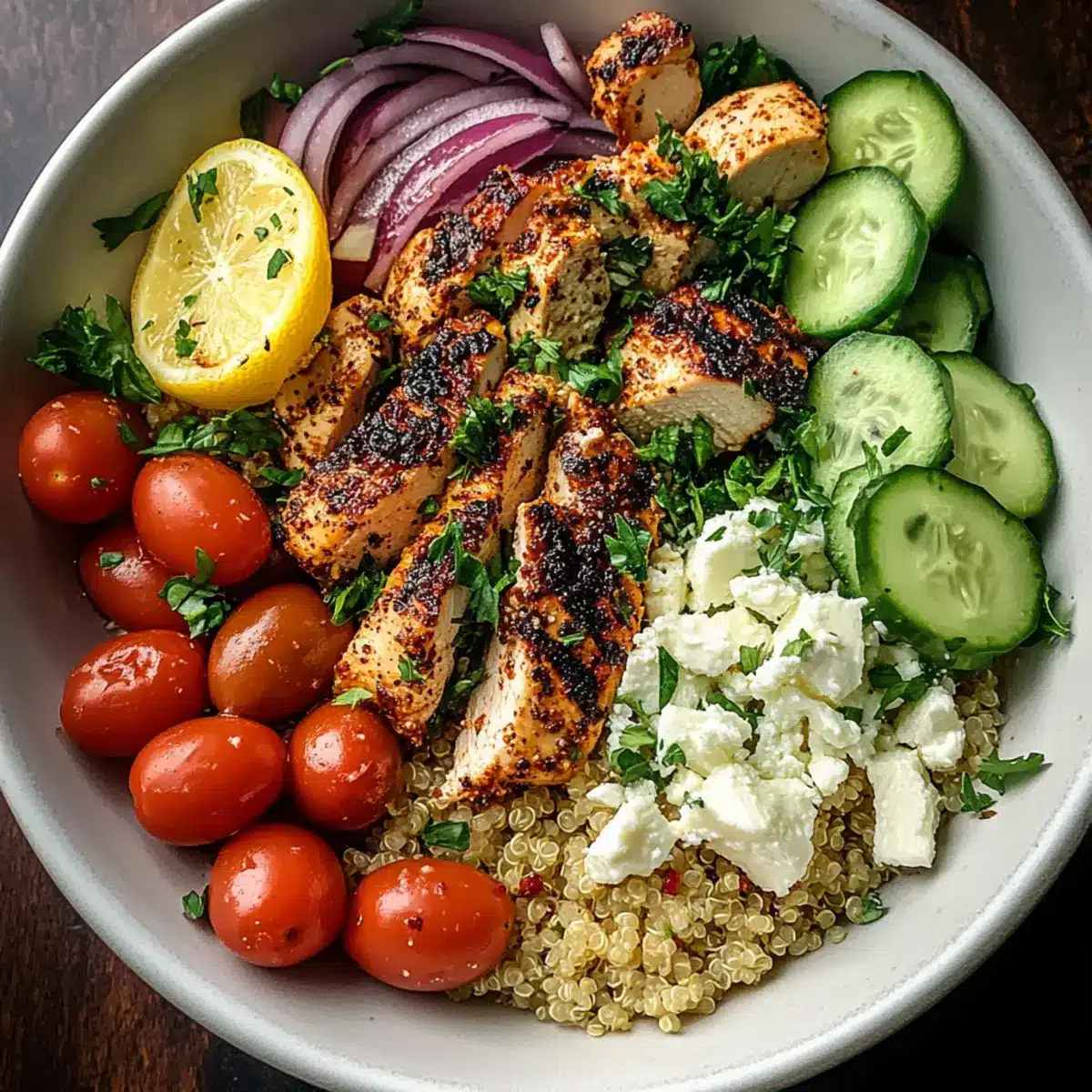 Mediterranean Chicken Bowl