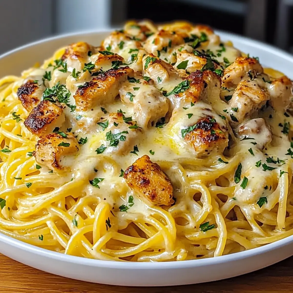 Monterey Chicken Spaghetti Pasta