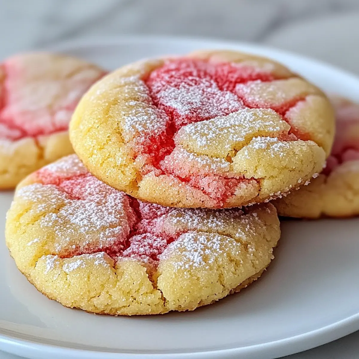 Strawberry Lemonade Cookies