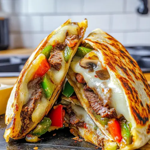 Philly Cheesesteak Quesadilla