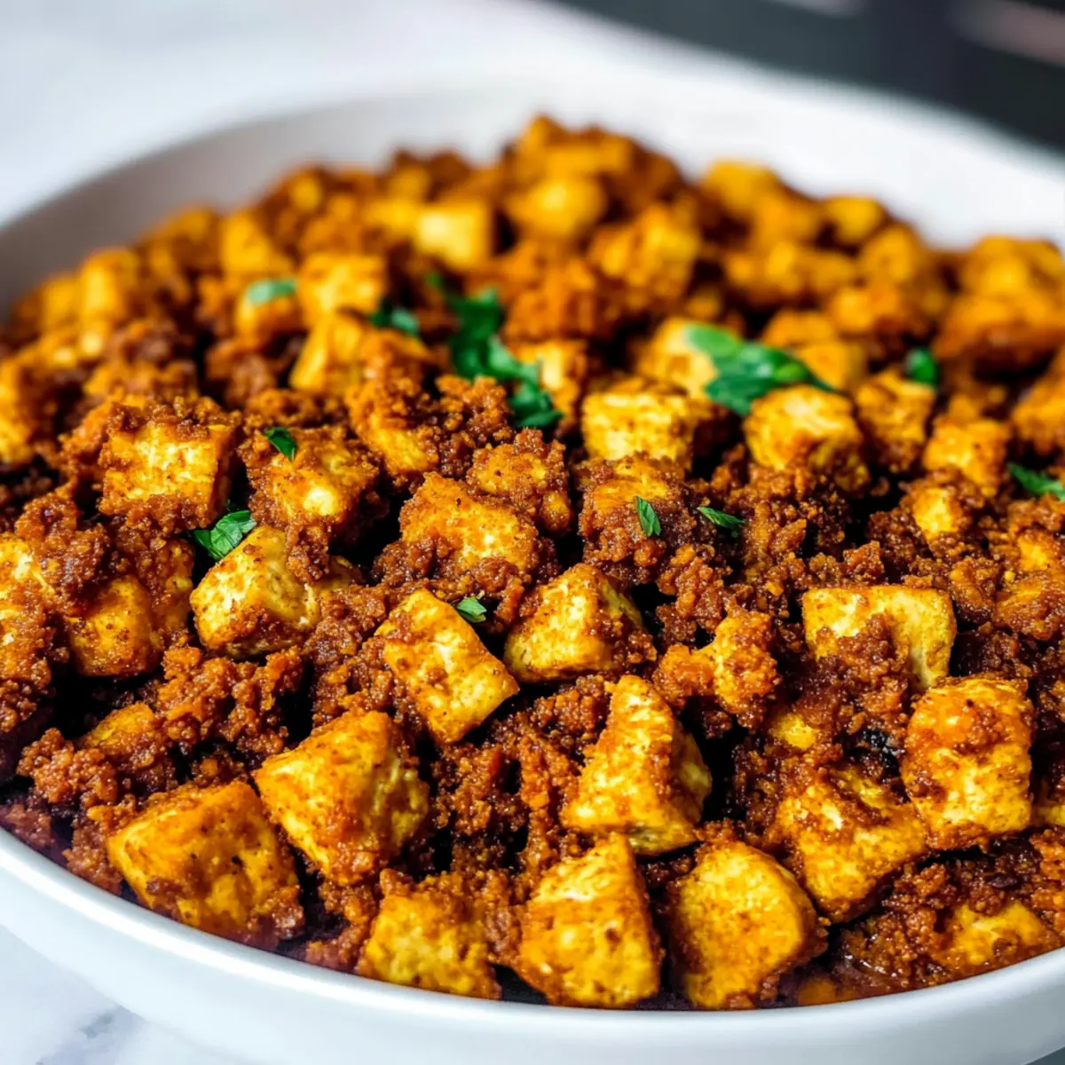 Crispy Tofu Crumbles