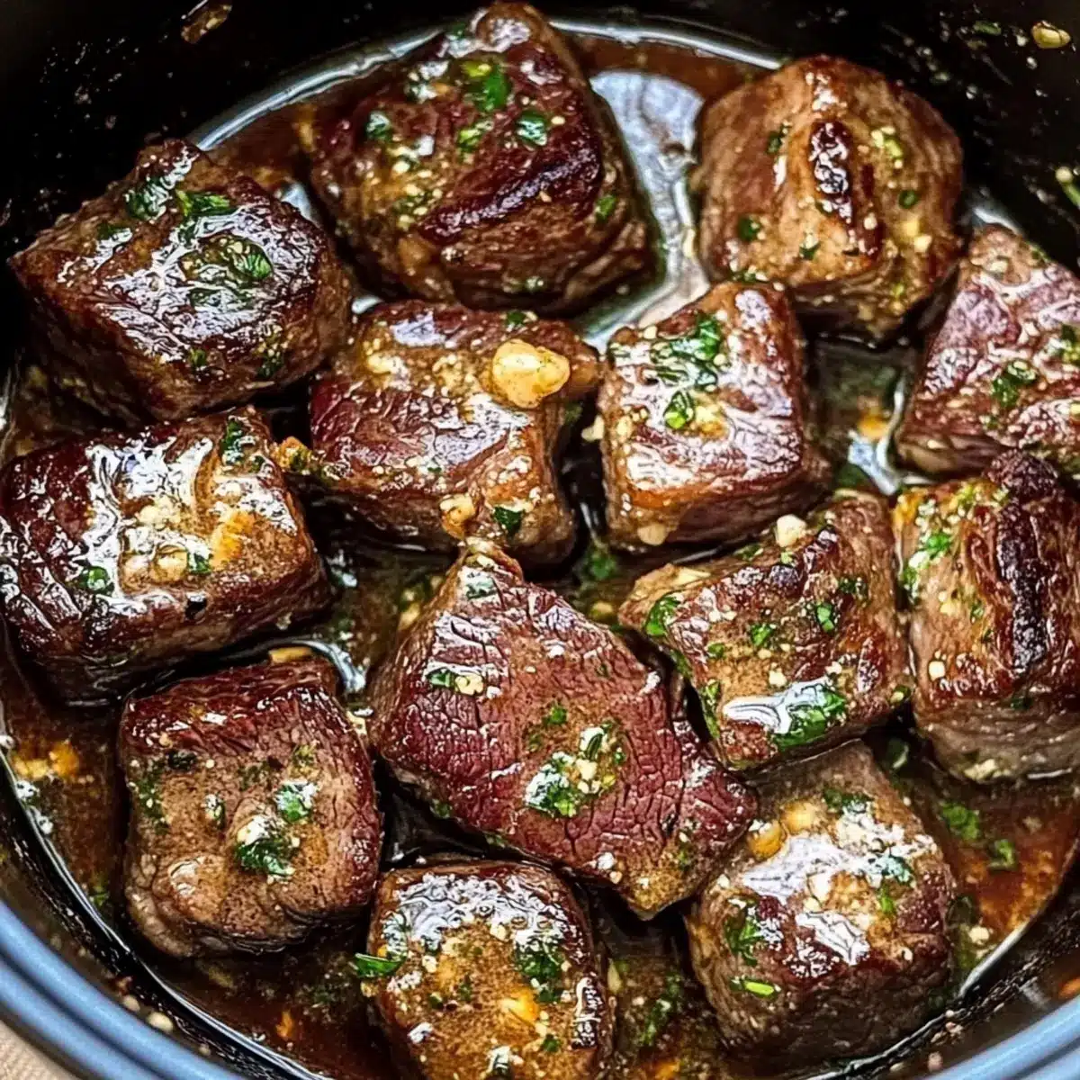 Cowboy Butter Steak Bites