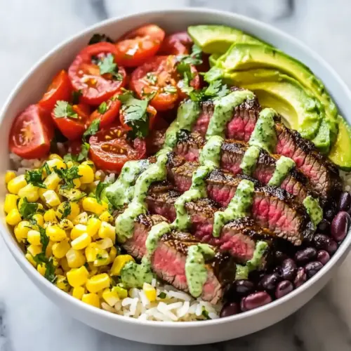 Cilantro Lime Steak Bowls