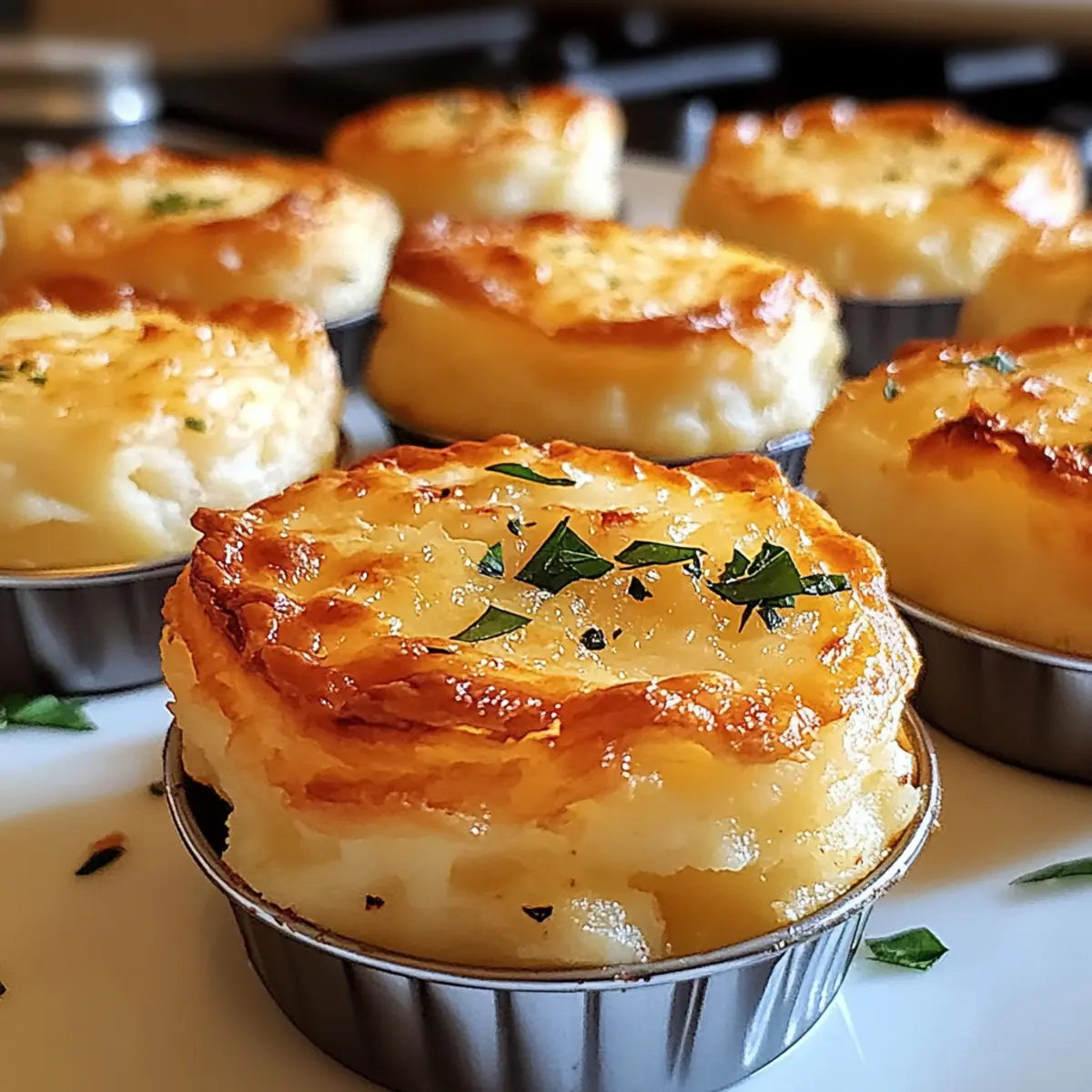 Cheesy Mashed Potato Puffs