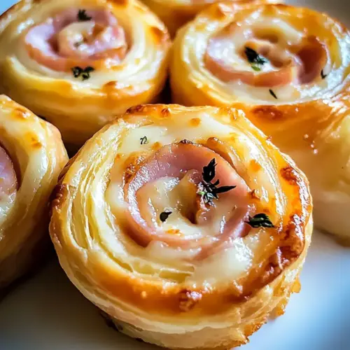 Easy Ham and Cheese Pinwheels