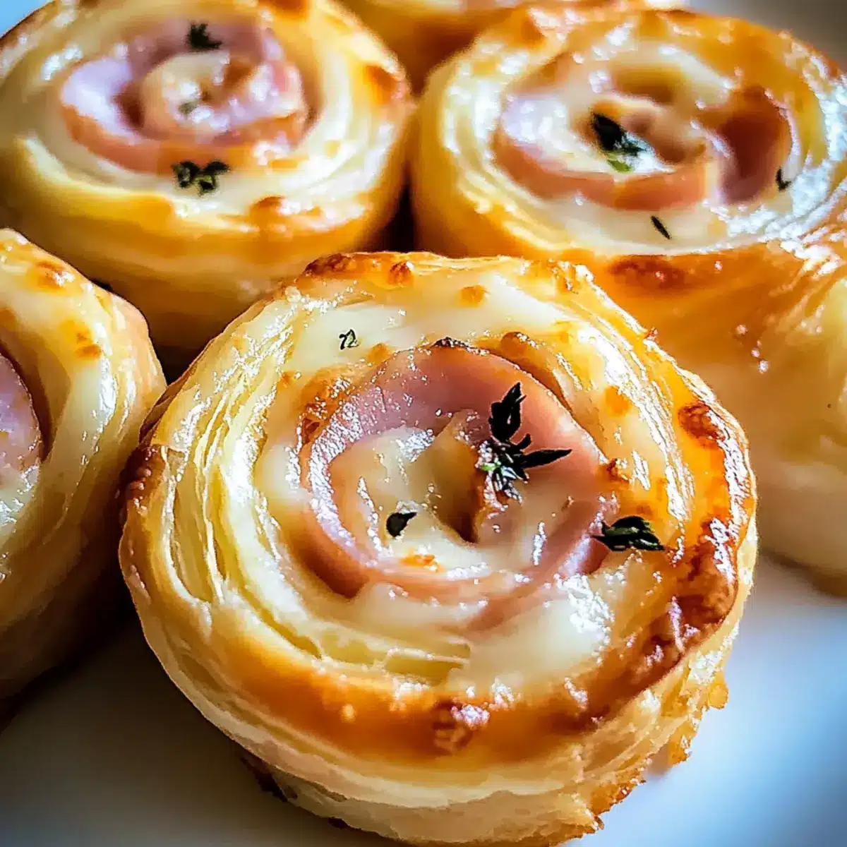 Easy Ham and Cheese Pinwheels
