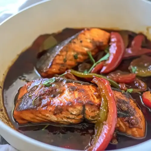 Brown Stew Salmon