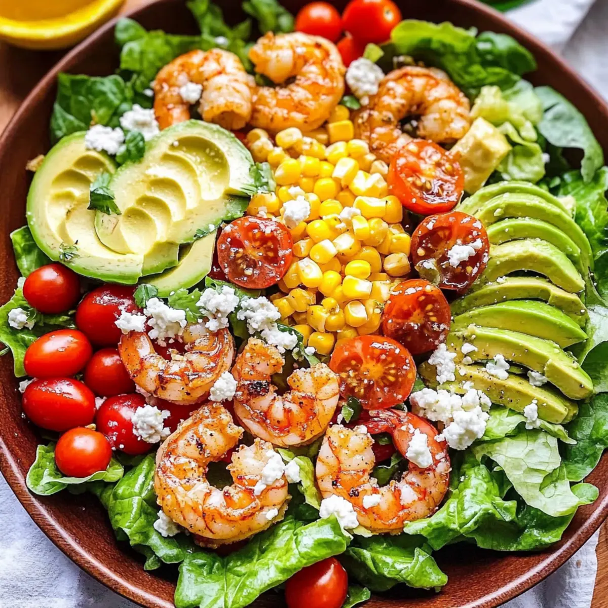 Honey Lime Shrimp Salad