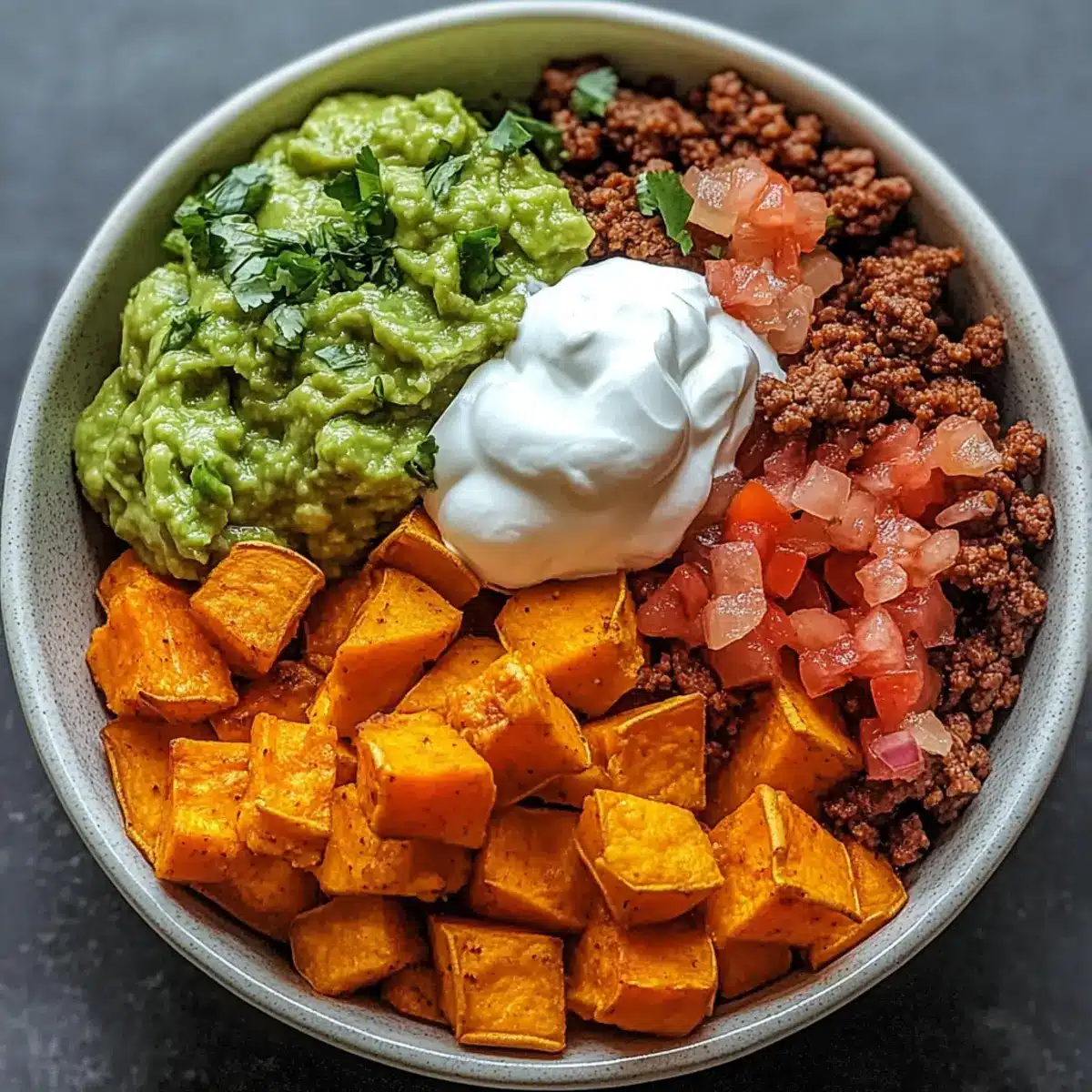 Savory Sweet Potato Taco Bowl