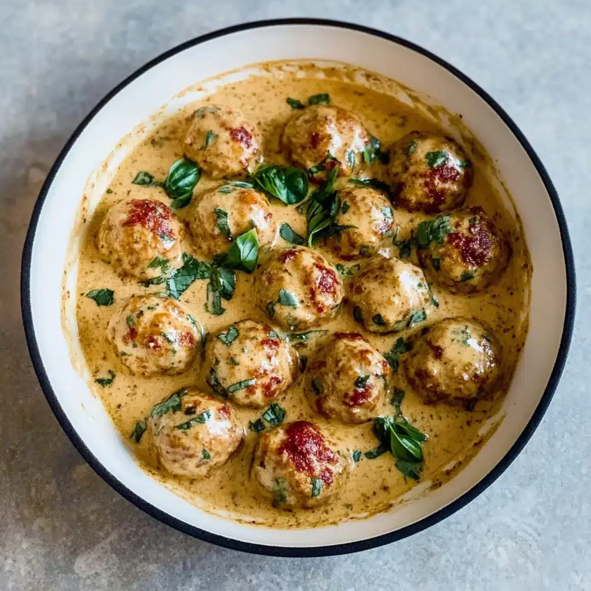 Marry Me Chicken Meatballs