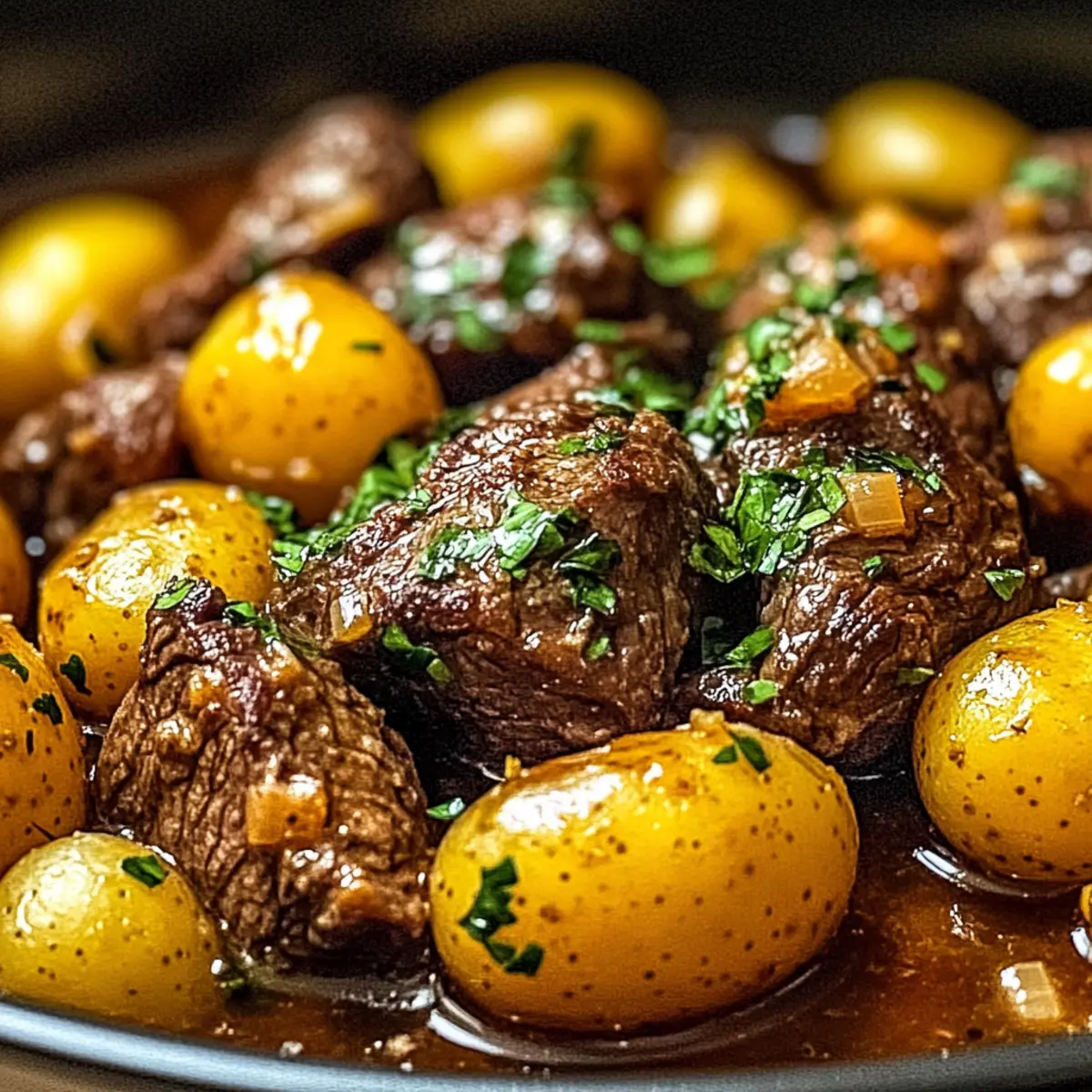 Slow Cooker Garlic Butter Beef