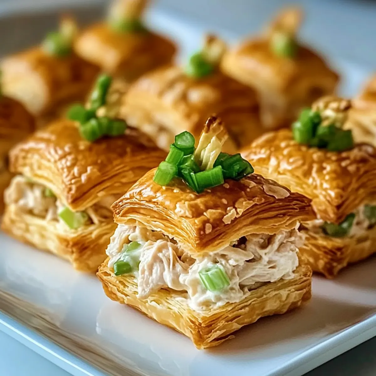 Chicken Salad Puffs