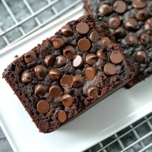 Fudgy Chocolate Banana Bread
