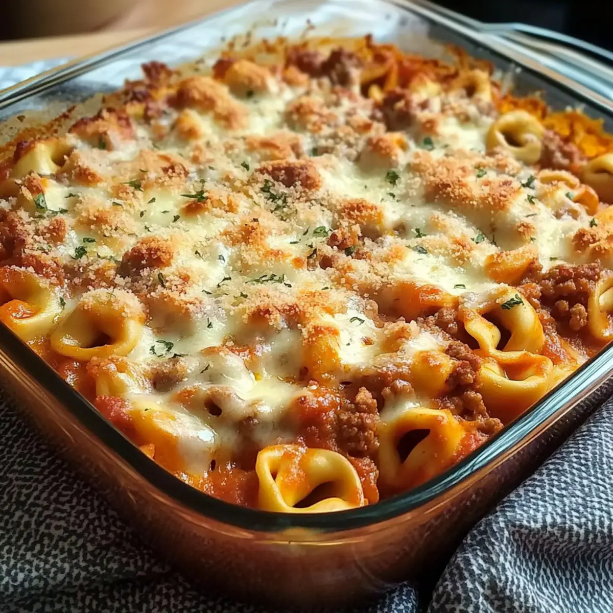 Million Dollar Baked Tortellini Casserole