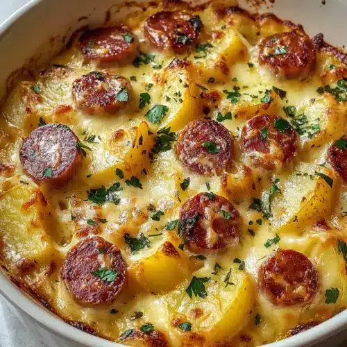 Kielbasa and Potato Casserole