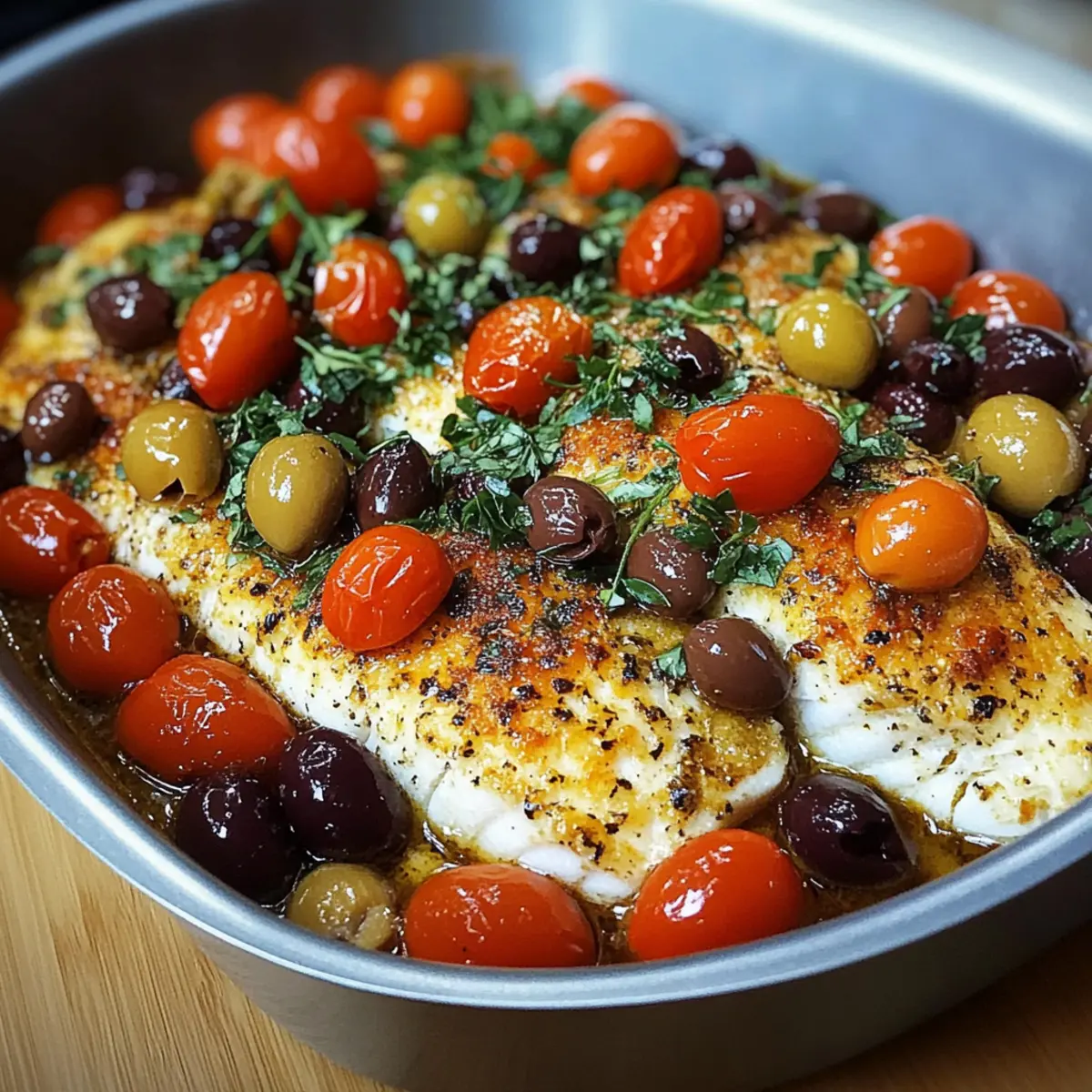 Mediterranean Baked Fish Recipe
