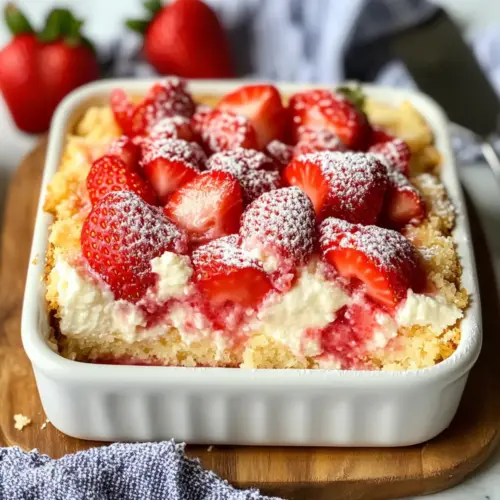 Strawberry Cheesecake Dump Cake Recipe