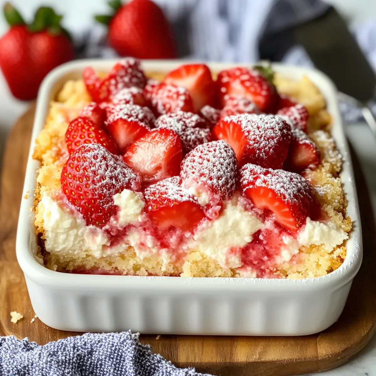 Strawberry Cheesecake Dump Cake Recipe