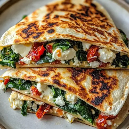 Mediterranean Quesadilla