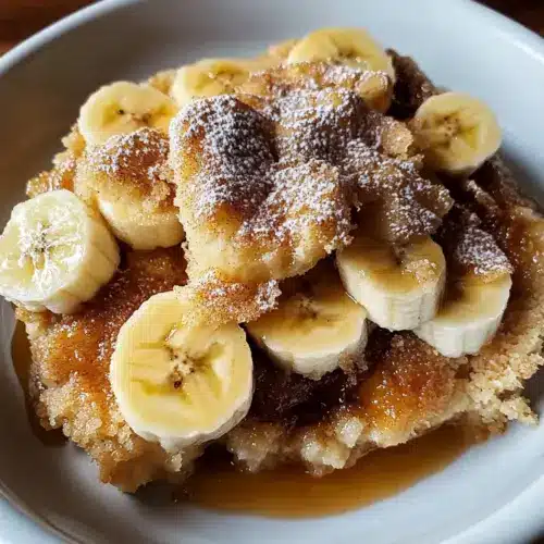 Southern Banana Cobbler