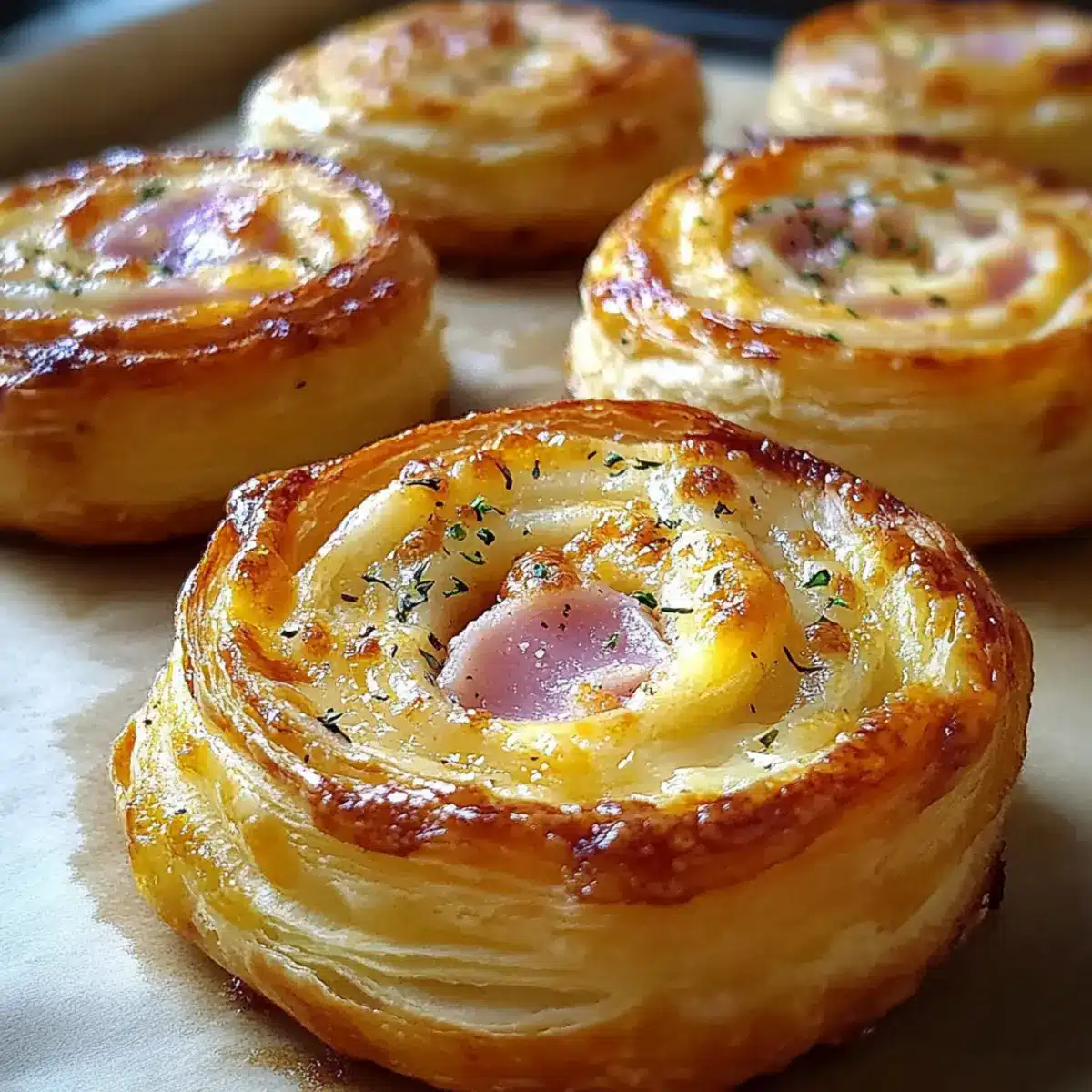 Ham and Cheese Pinwheels