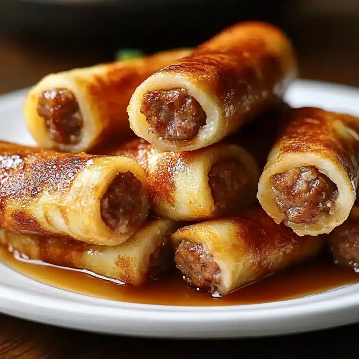 Sausage French Toast Roll-Ups