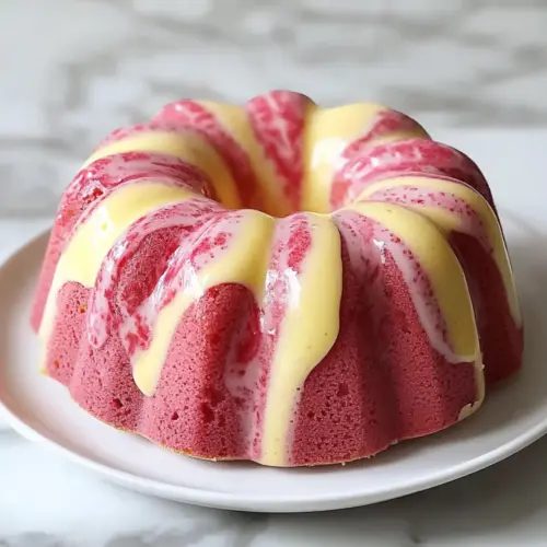 Strawberry Milkshake Pound Cake