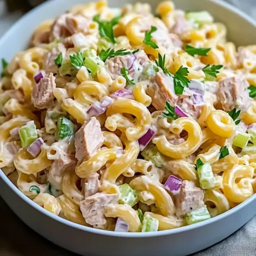Easy Cold Tuna Macaroni Salad